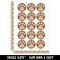 Paw Print Solid Temporary Tattoo Water Resistant Fake Body Art Set Collection (1 Sheet)